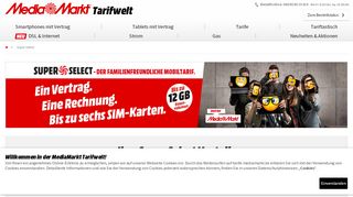 
                            2. MediaMarkt Super Select Tarife - MediaMarkt Tarifwelt