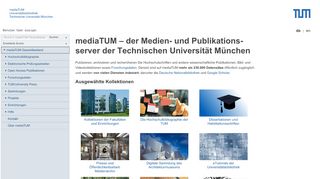 
                            8. mediaTUM - Medien- und Publikationsserver