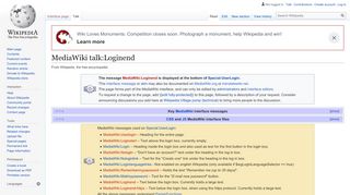 
                            3. MediaWiki talk:Loginend - Wikipedia