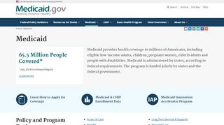 
                            6. Medicaid | Medicaid.gov