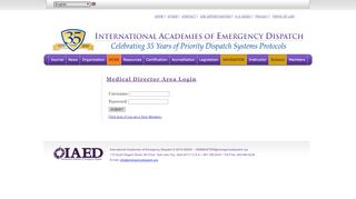 
                            6. Medical Director Area Login - International Academies of Emergency ...