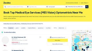 
                            5. Medical Eye Services (MES Vision) Optometrists ... - …