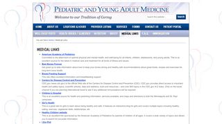 
                            5. Medical Links - Pediatric and Young Adult Medicine