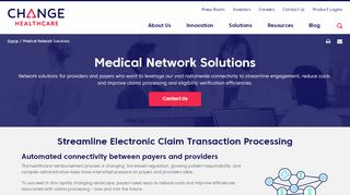 
                            4. Medical Network Solutions - Change Healthcare