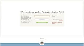 
                            6. Medical Professionals Web Portal > Log On