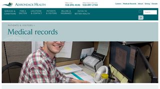 
                            7. Medical records - Adirondack Health