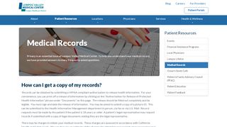
                            6. Medical Records - Lompoc Valley Medical Center