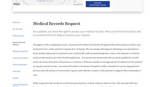 
                            6. Medical Records Request - Shared Content | Ascension