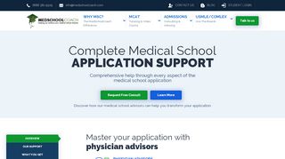
                            9. Medical School Application Advising with Physician Advisors