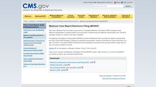 
                            9. Medicare Cost Report Electronic Filing (MCReF) - …