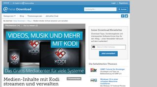 
                            6. Medien-Inhalte mit Kodi streamen und verwalten | …