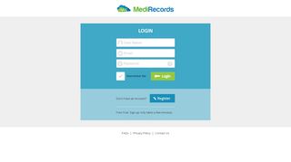 
                            9. MediRecords - Login