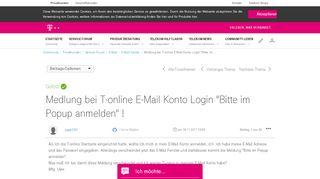 
                            7. Medlung bei T-online E-Mail Konto Login 