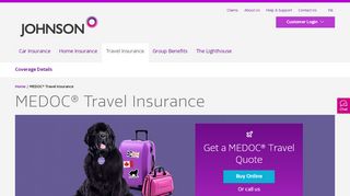 
                            1. MEDOC® Travel Insurance | Get a Free Quote - johnson.ca