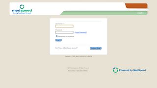 
                            8. MedSpeed Login