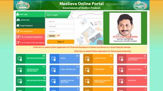 
                            11. Meeseva - Online Login Form