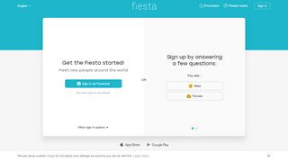 
                            6. Meet New People on Fiesta, Make Friends, Chat, Flirt