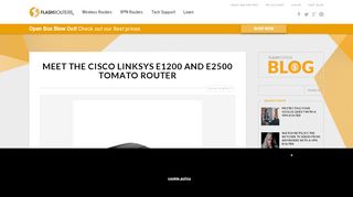 
                            7. Meet the Cisco Linksys E1200 and E2500 Tomato Router