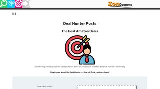 
                            4. Meet the Deal Hunter – Zon Coupons