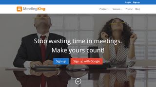 
                            8. MeetingKing - Meeting Agenda & Meeting Minutes Software