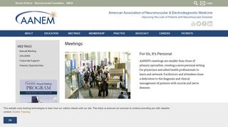 
                            4. Meetings | American Association of Neuromuscular ... - Aanem