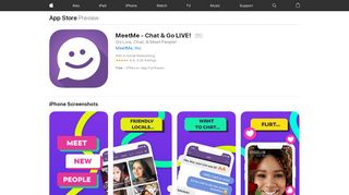 
                            6. ‎MeetMe - Chat & Go LIVE! on the App Store