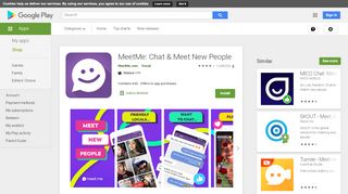 
                            9. MeetMe: Chat & Meet New People - Apps on Google Play