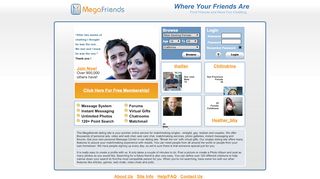 
                            1. Megafriends - Online Dating Service, Personal Ads, for friends, love ...