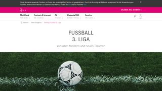 
                            7. Mehr Magenta: Fussball 3. Liga 2019 | Telekom