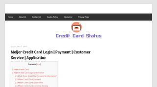 
                            8. Meijer Credit Card Login | Payment | Customer Service ...