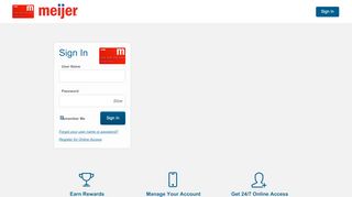 
                            2. Meijer® Credit Card - Manage your account - Comenity