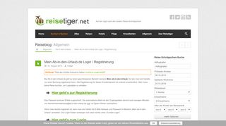 
                            10. Mein Ab-in-den-Urlaub.de Login / Registrierung - Reisetiger