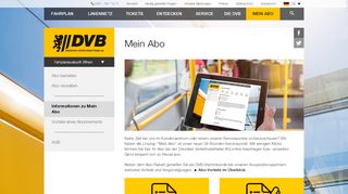 
                            4. Mein Abo - DVB | Dresdner Verkehrsbetriebe AG