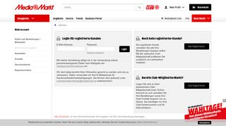 
                            7. Mein Account - Anmelden - mediamarkt.at