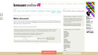 
                            6. Mein Account — kreuzer online