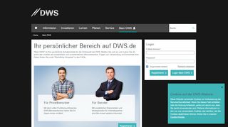 
                            5. Mein DWS | Deutsche Asset Management - DWS