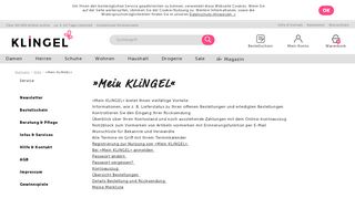 
                            4. Mein KLiNGEL« - KLiNGEL.at