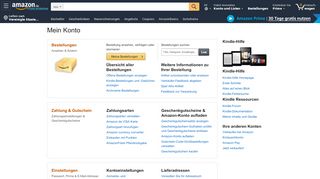 
                            4. Mein Konto - Amazon.de