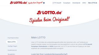 
                            3. Mein LOTTO | LOTTO.de