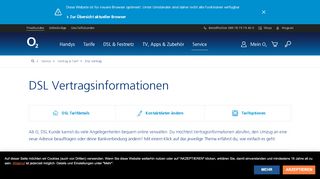 
                            7. Mein o2: DSL Vertragsinformationen jetzt online …