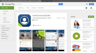 
                            9. meinCosmosDirekt – Apps bei Google Play