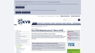 
                            8. Meine KVB - Kassenärztliche Vereinigung Bayerns (KVB)