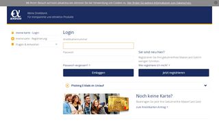 
                            2. meine.karte - Login - Gebührenfrei Mastercard GOLD