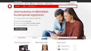 
                            3. MeinKabel - Vodafone Kabel Deutschland Kundenportal
