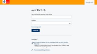 
                            8. meinklett.ch - Klett und Balmer Verlag