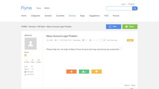 
                            7. Meizu Account Login Problem-Flyme Official Forum