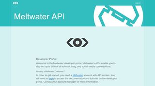 
                            8. Meltwater API - Developer Portal