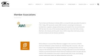 
                            3. Member Associations – Koetter Woodworking