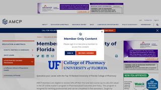 
                            7. Member Benefit - University of Florida | AMCP.org