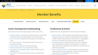 
                            8. Member Benefits - American Chemical Society - acs.org